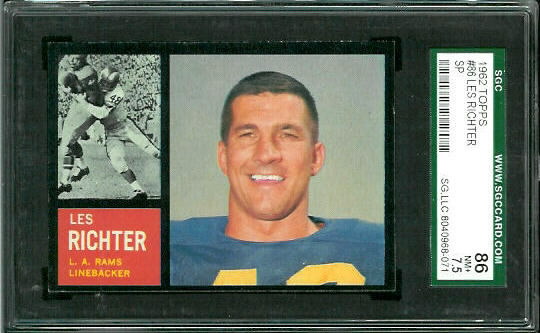 Les Richter - 1962 Topps #86 - SGC 86