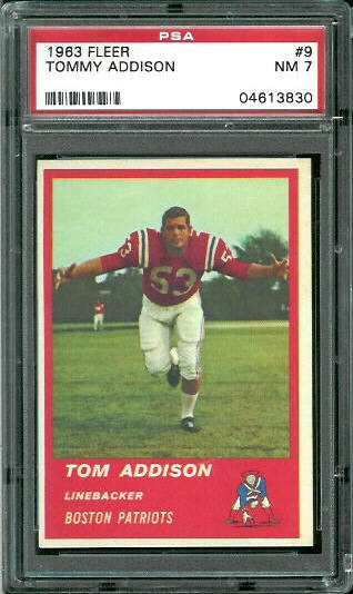Tommy Addison - 1963 Fleer #9 - PSA 7