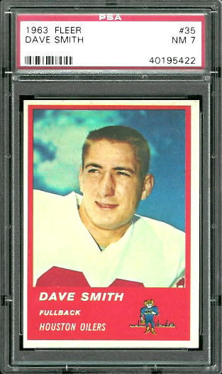 Dave Smith - 1963 Fleer #35 - PSA 7