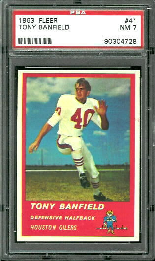 Tony Banfield - 1963 Fleer #41 - PSA 7