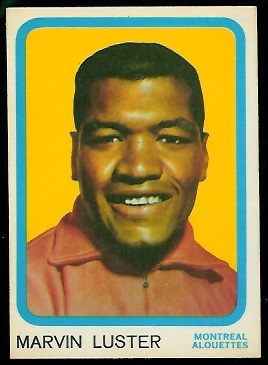 Marv Luster - 1963 Topps CFL #42 - nm+