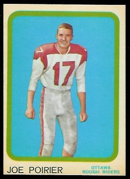 Joe Poirier - 1963 Topps CFL #54 - nm