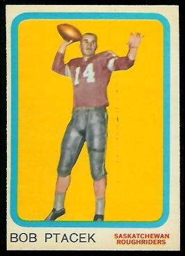Bob Ptacek - 1963 Topps CFL #59 - ex