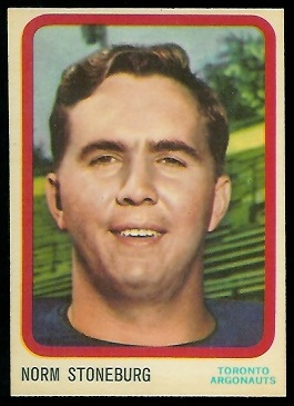 Norm Stoneburgh - 1963 Topps CFL #71 - nm