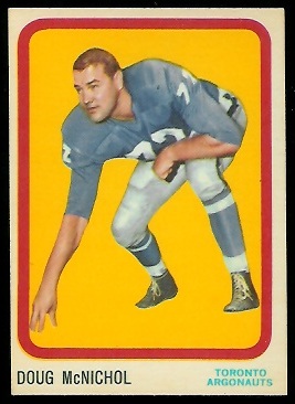 Doug McNichol - 1963 Topps CFL #74 - nm