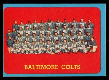 Colts Team - 1963 Topps #12 - nm