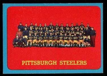 Steelers Team - 1963 Topps #133 - exmt