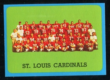 Cardinals Team - 1963 Topps #157 - nm