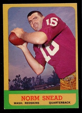 Norm Snead - 1963 Topps #158 - ex