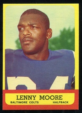 1963 Topps #2 - Lenny Moore - nm oc