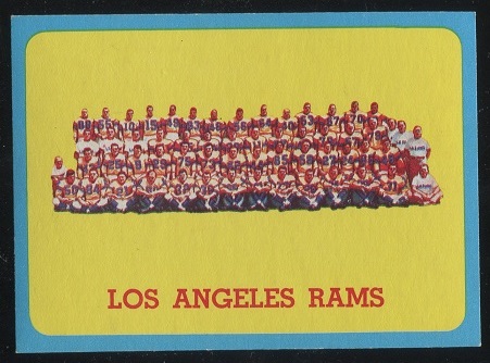 1963 Topps #48 - Los Angeles Rams Team - nm+