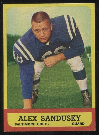 1963 Topps #6 - Alex Sandusky - nm