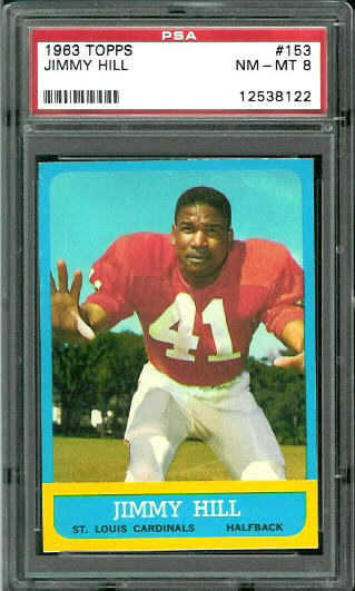 Jimmy Hill - 1963 Topps #153 - PSA 8