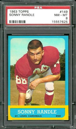 Sonny Randle - 1963 Topps #149 - PSA 8
