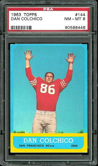 Dan Colchico - 1963 Topps #144 - PSA 8