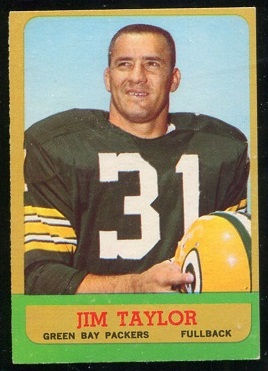 Jim Taylor - 1963 Topps #87 - exmt