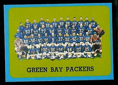 1963 Topps #97 - Green Bay Packers Team - nm