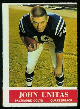 John Unitas - 1964 Philadelphia #12 - vg mc