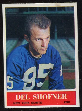 Del Shofner - 1964 Philadelphia #123 - nm oc