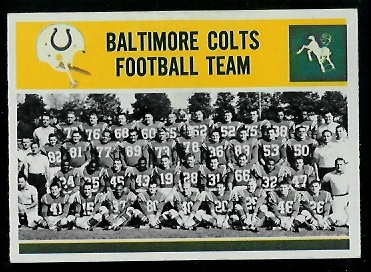 Colts Team - 1964 Philadelphia #13 - exmt