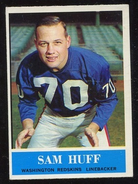 Sam Huff - 1964 Philadelphia #185 - exmt