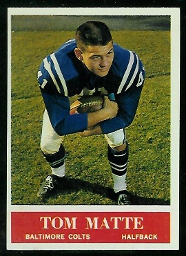 Tom Matte - 1964 Philadelphia #6 - nm+ oc