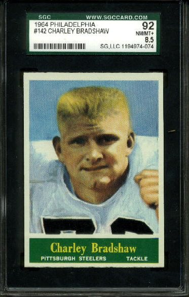 Charlie Bradshaw - 1964 Philadelphia #142 - SGC 92