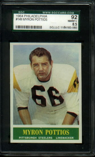 Myron Pottios - 1964 Philadelphia #149 - SGC 92