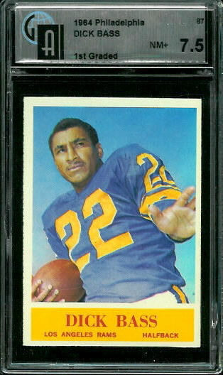 Dick Bass - 1964 Philadelphia #87 - GAI 7.5
