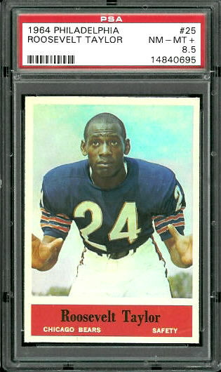 Roosevelt Taylor - 1964 Philadelphia #25 - PSA 8.5