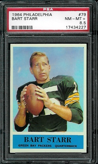 Bart Starr - 1964 Philadelphia #79 - PSA 8.5