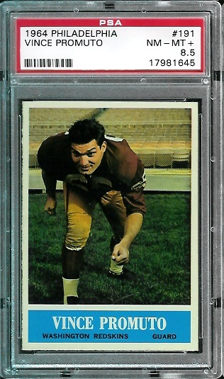 Vince Promuto - 1964 Philadelphia #191 - PSA 8.5