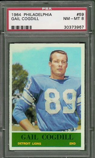 Gail Cogdill - 1964 Philadelphia #59 - PSA 8