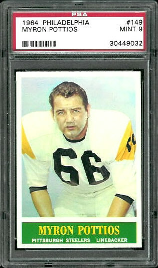 Myron Pottios - 1964 Philadelphia #149 - PSA 9