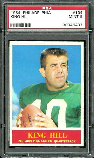 King Hill - 1964 Philadelphia #134 - PSA 9