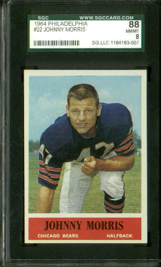 Johnny Morris - 1964 Philadelphia #22 - SGC 88