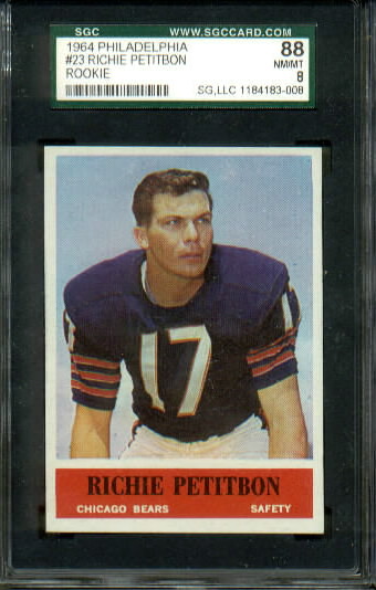 Richie Petitbon - 1964 Philadelphia #23 - SGC 88