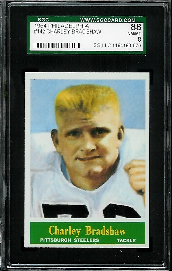 Charlie Bradshaw - 1964 Philadelphia #142 - SGC 88