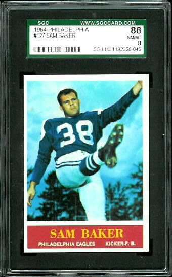 Sam Baker - 1964 Philadelphia #127 - SGC 88