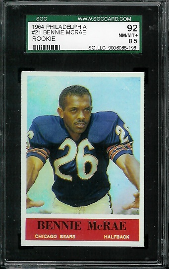 Bennie McRae - 1964 Philadelphia #21 - SGC 92