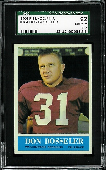 Don Bosseler - 1964 Philadelphia #184 - SGC 92
