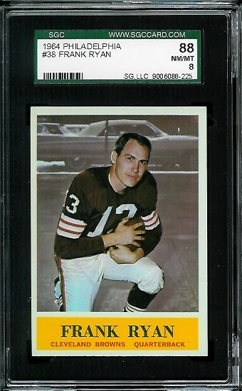 Frank Ryan - 1964 Philadelphia #38 - SGC 88