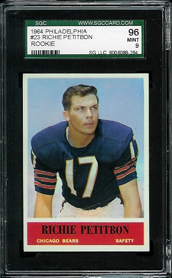 Richie Petitbon - 1964 Philadelphia #23 - SGC 96