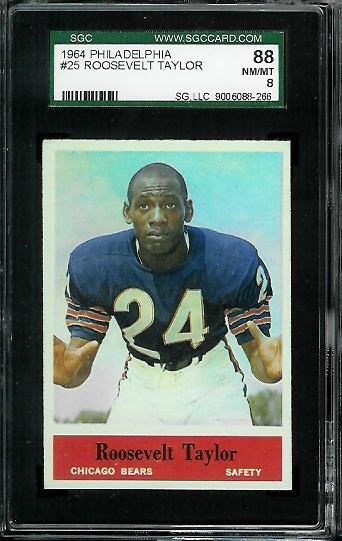 Roosevelt Taylor - 1964 Philadelphia #25 - SGC 88