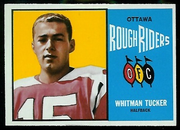 1964 Topps CFL #56 - Whit Tucker - nm