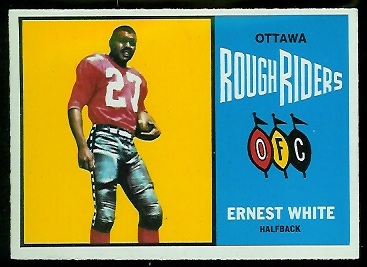 1964 Topps CFL #57 - Ernie White - nm