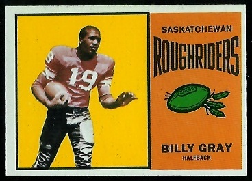 1964 Topps CFL #64 - Billy Gray - nm
