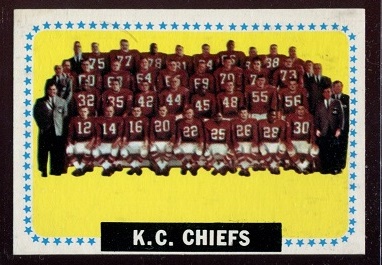 Chiefs Team - 1964 Topps #110 - exmt