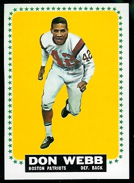 Don Webb - 1964 Topps #20 - nm