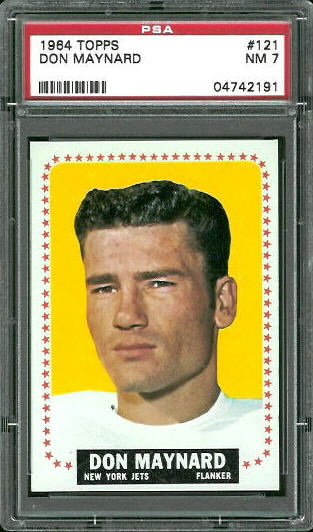 Don Maynard - 1964 Topps #121 - PSA 7